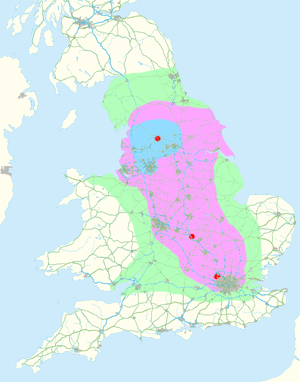 UK coverage map
